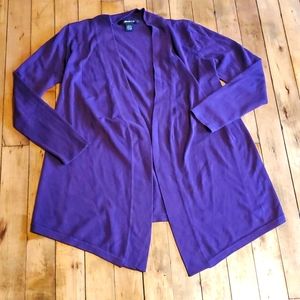 89th & Madison Purple Cardigan!
